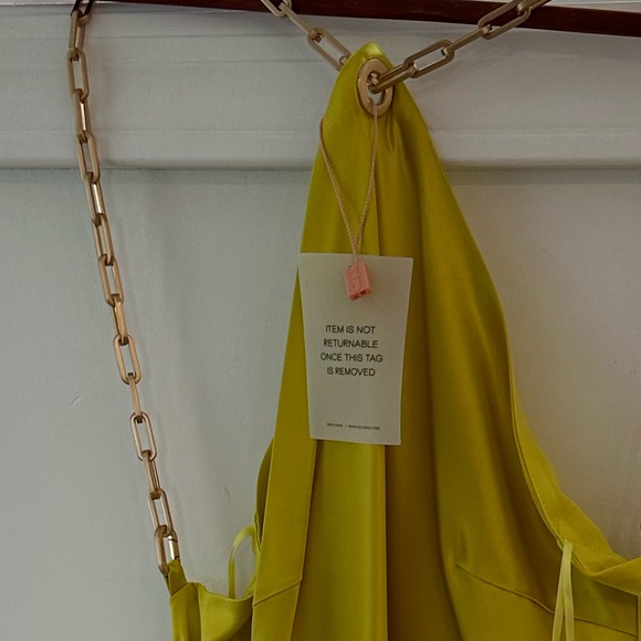 Cult Gaia Minna Dress in Tahdig Yellow NWT - Picture 7 of 7